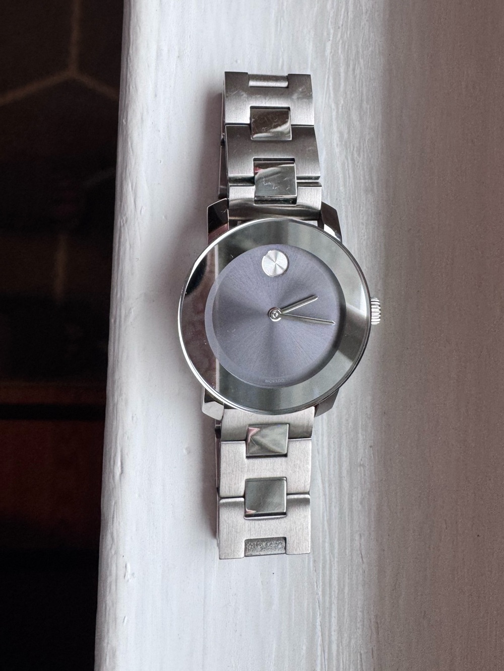 Movado Bold Stainless Steel Watch
